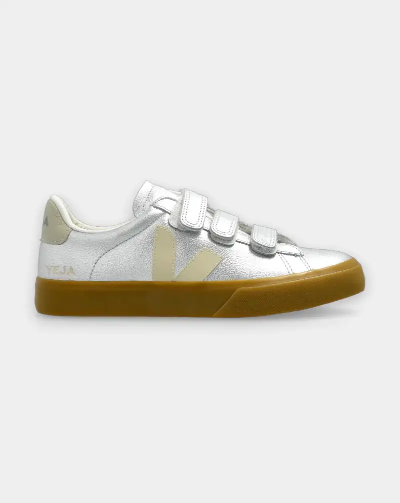 Zapatillas Veja Recife Logo Silver Pierre