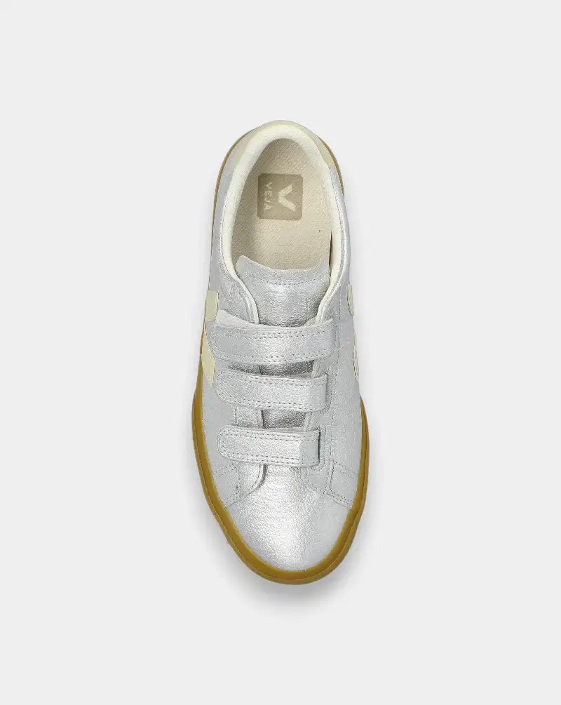 Zapatillas Veja Recife Logo Silver Pierre - Image 4