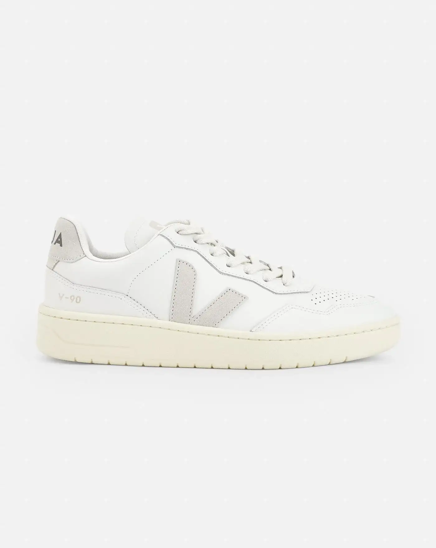 Zapatillas Veja V-90 O.T. Leather Extra White Natural - Image 2