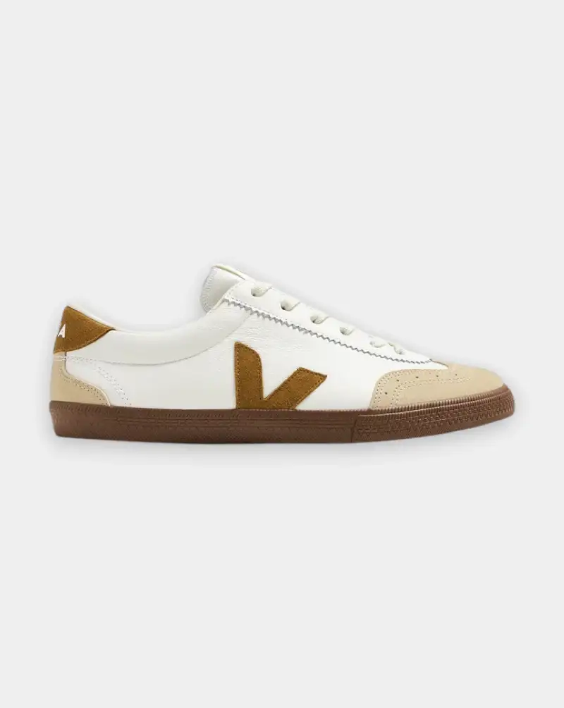 Zapatillas Veja Volley O.T. Leather Extra White Tent Bark