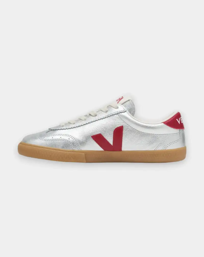 Zapatillas Veja Volley O.T Leather Silver Pepper - Image 2