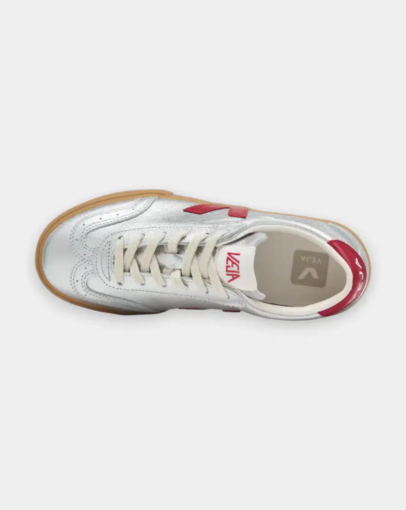 Zapatillas Veja Volley O.T Leather Silver Pepper - Image 3